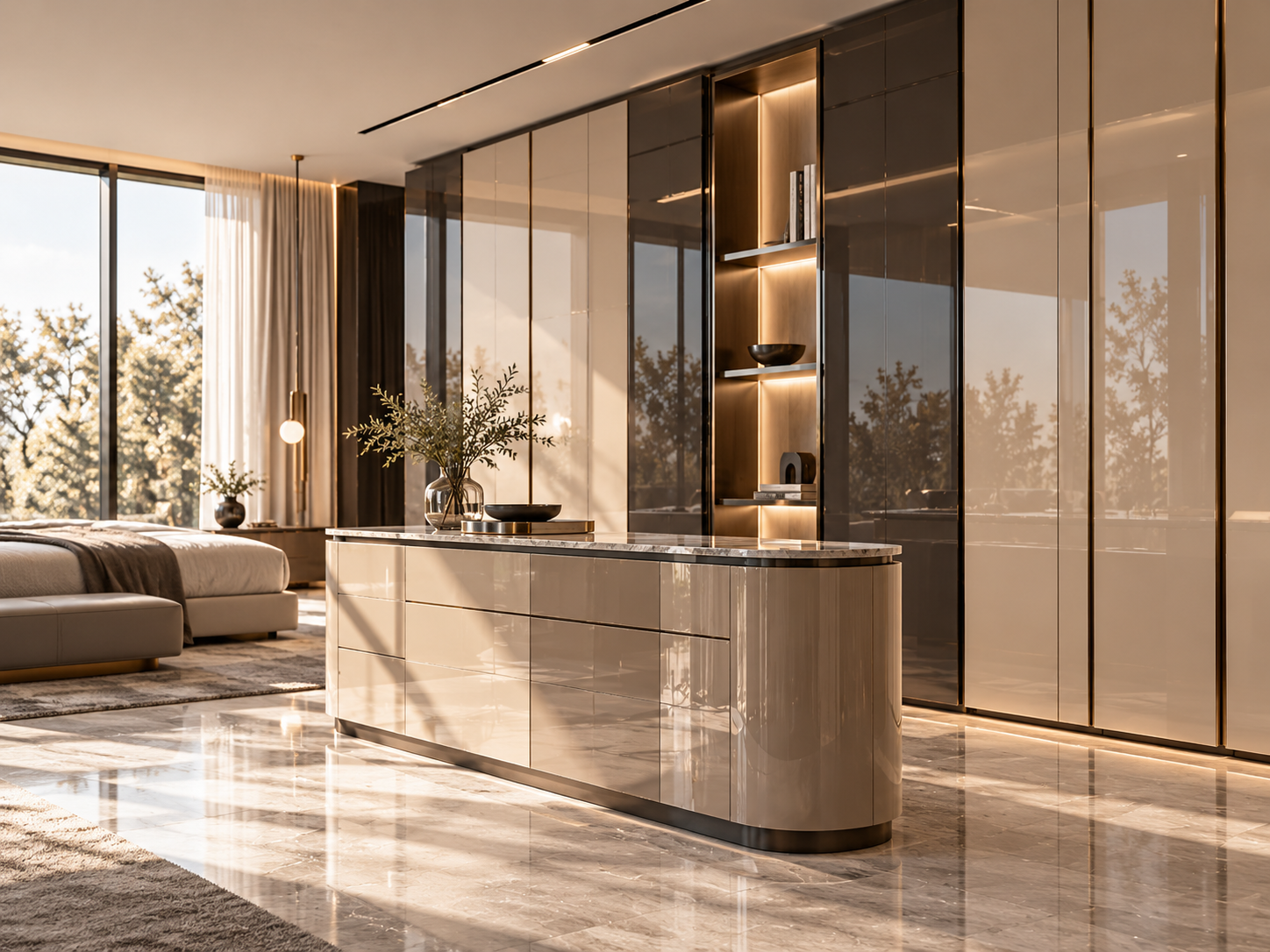 MAK’S DECOR Acrylic Laminates interior surface application